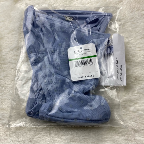 NEW Free People Sierra Bandeau Bra The Rain - Picture 5 of 5